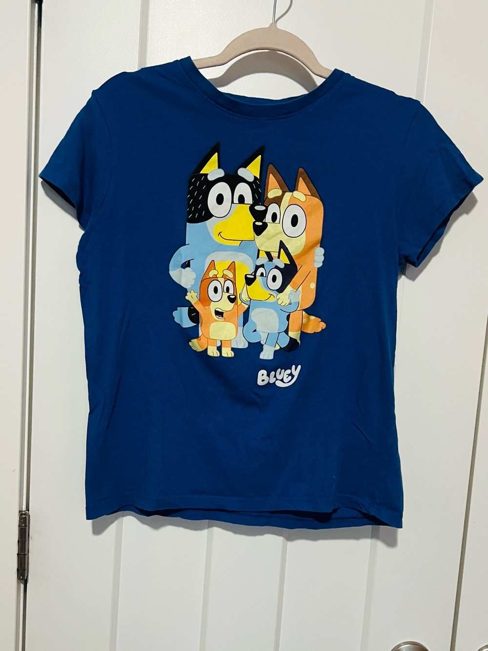 Bluey Family Short-Sleeve Tee in Royal Blue